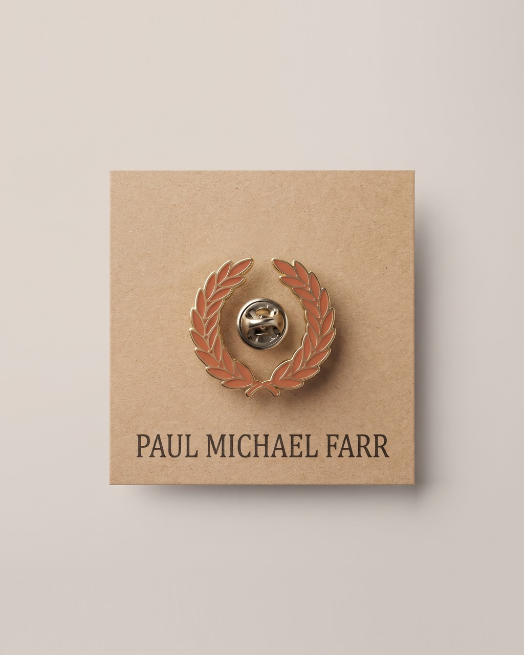 Laurel Enamel Pin